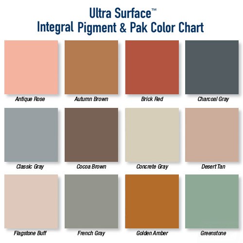 Integral Color Pigment Colors 1